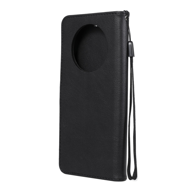 For Huawei Mate 40 Pro Solid Color Horizontal Flip Protective Leather Case with Holder & Card Slots & Wallet & Photo Frame & Lanyard