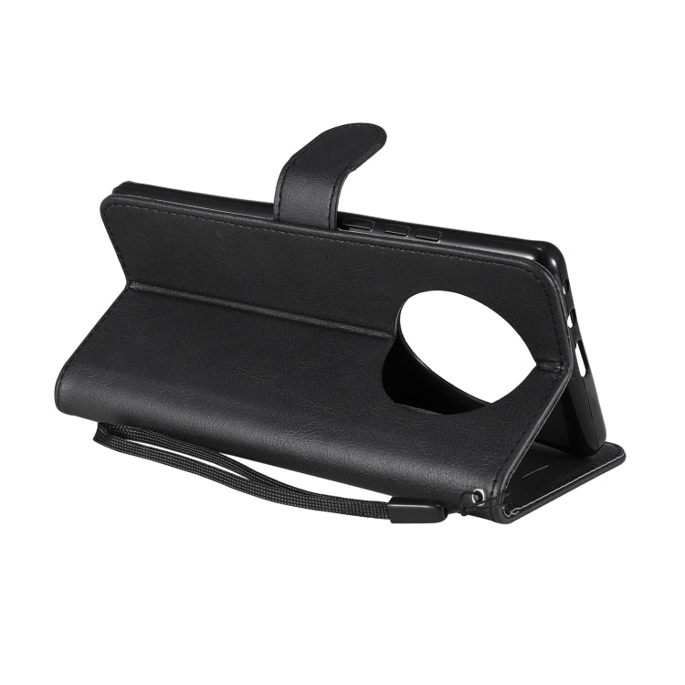 For Huawei Mate 40 Pro Solid Color Horizontal Flip Protective Leather Case with Holder & Card Slots & Wallet & Photo Frame & Lanyard