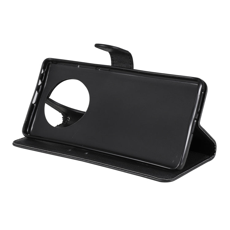 For Huawei Mate 40 Pro Solid Color Horizontal Flip Protective Leather Case with Holder & Card Slots & Wallet & Photo Frame & Lanyard