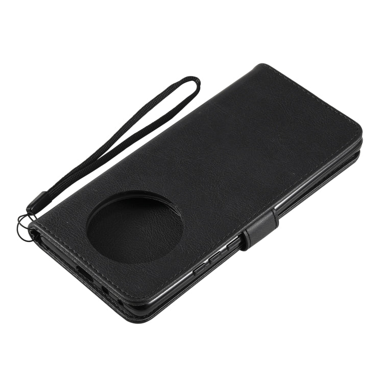 For Huawei Mate 40 Pro Solid Color Horizontal Flip Protective Leather Case with Holder & Card Slots & Wallet & Photo Frame & Lanyard