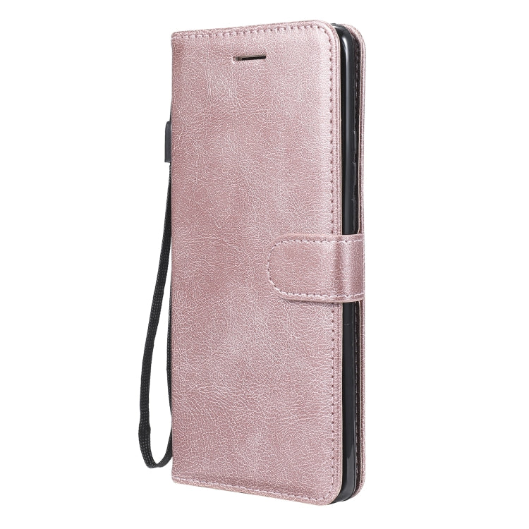 For Huawei Mate 40 Pro Solid Color Horizontal Flip Protective Leather Case with Holder & Card Slots & Wallet & Photo Frame & Lanyard
