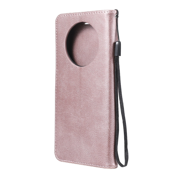 For Huawei Mate 40 Pro Solid Color Horizontal Flip Protective Leather Case with Holder & Card Slots & Wallet & Photo Frame & Lanyard