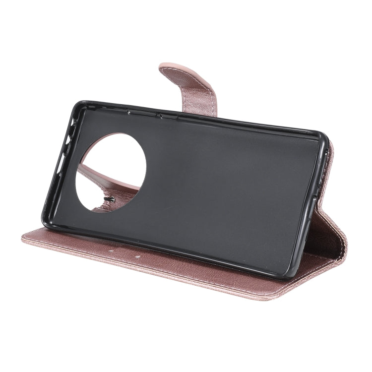 For Huawei Mate 40 Pro Solid Color Horizontal Flip Protective Leather Case with Holder & Card Slots & Wallet & Photo Frame & Lanyard