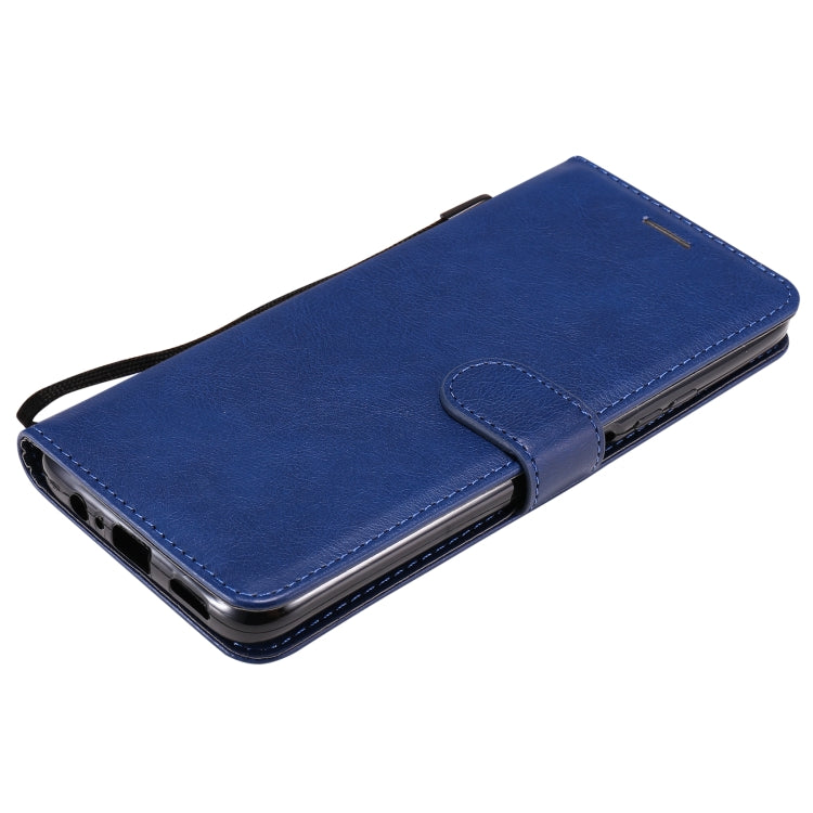 For Huawei Enjoy 20 5G Solid Color Horizontal Flip Protective Leather Case with Holder & Card Slots & Wallet & Photo Frame & Lanyard