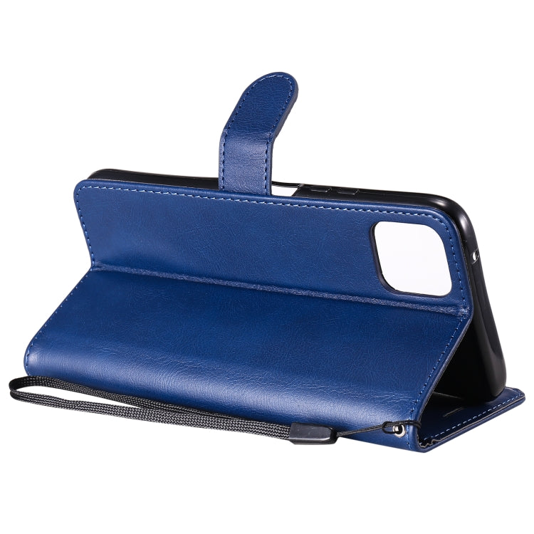 For Huawei Enjoy 20 5G Solid Color Horizontal Flip Protective Leather Case with Holder & Card Slots & Wallet & Photo Frame & Lanyard