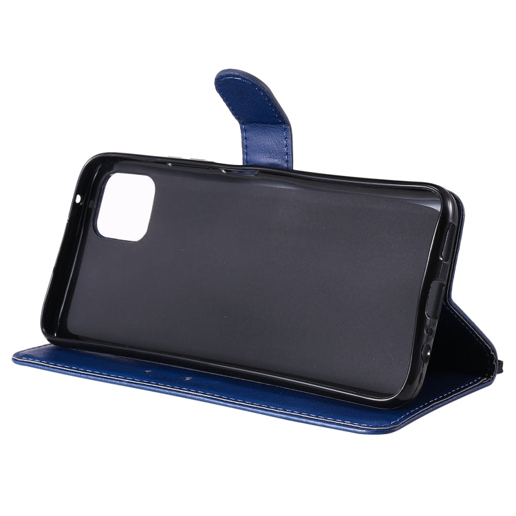 For Huawei Enjoy 20 5G Solid Color Horizontal Flip Protective Leather Case with Holder & Card Slots & Wallet & Photo Frame & Lanyard