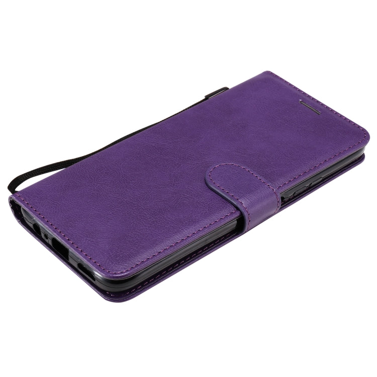 For Huawei Enjoy 20 5G Solid Color Horizontal Flip Protective Leather Case with Holder & Card Slots & Wallet & Photo Frame & Lanyard
