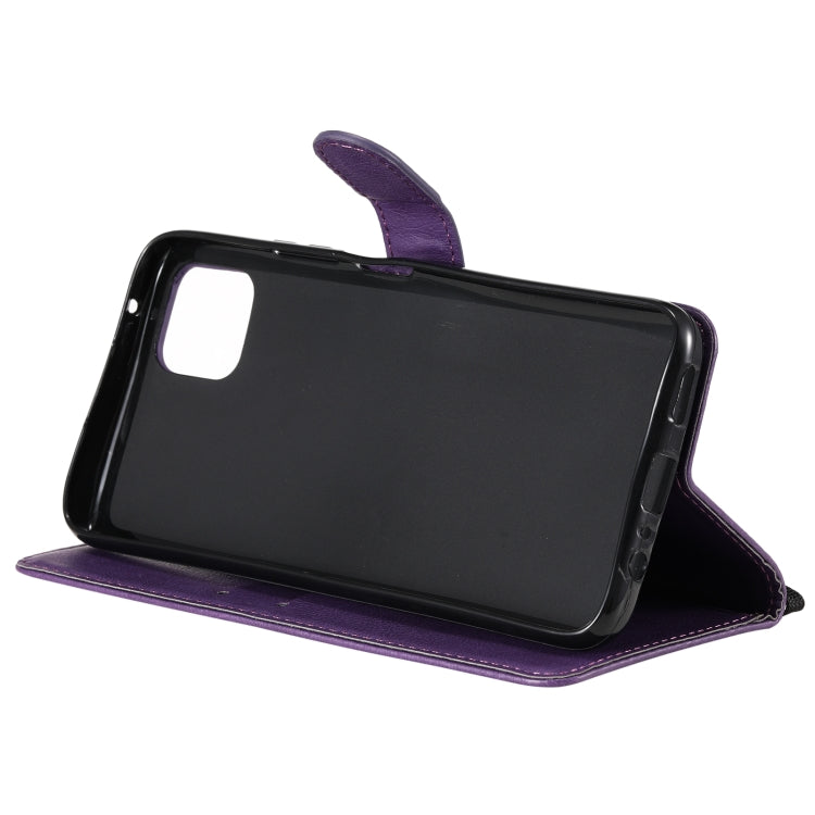 For Huawei Enjoy 20 5G Solid Color Horizontal Flip Protective Leather Case with Holder & Card Slots & Wallet & Photo Frame & Lanyard