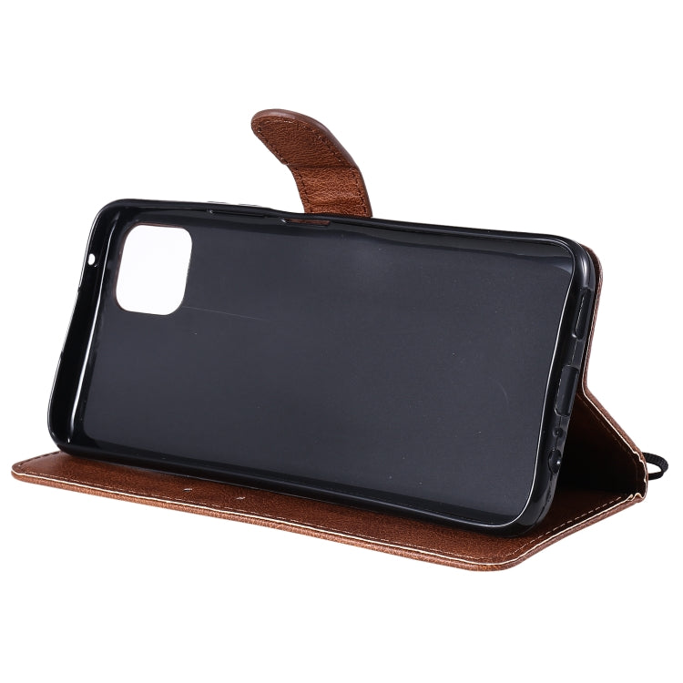 For Huawei Enjoy 20 5G Solid Color Horizontal Flip Protective Leather Case with Holder & Card Slots & Wallet & Photo Frame & Lanyard