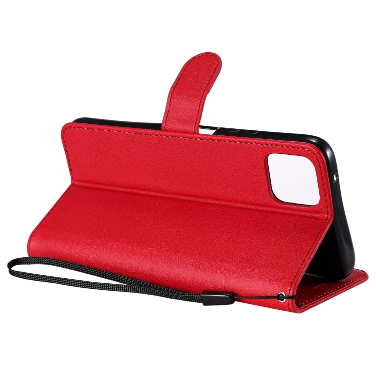 For Huawei Enjoy 20 5G Solid Color Horizontal Flip Protective Leather Case with Holder & Card Slots & Wallet & Photo Frame & Lanyard