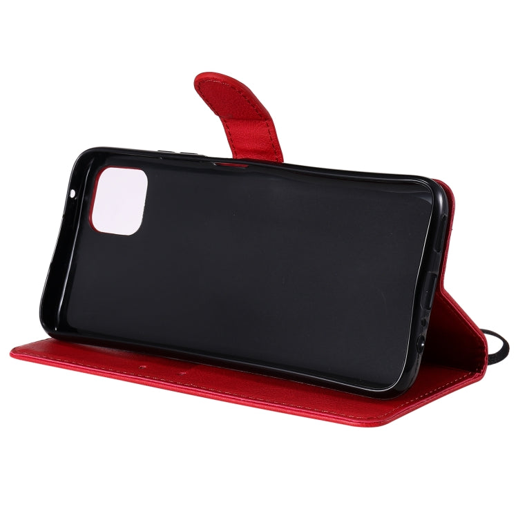 For Huawei Enjoy 20 5G Solid Color Horizontal Flip Protective Leather Case with Holder & Card Slots & Wallet & Photo Frame & Lanyard