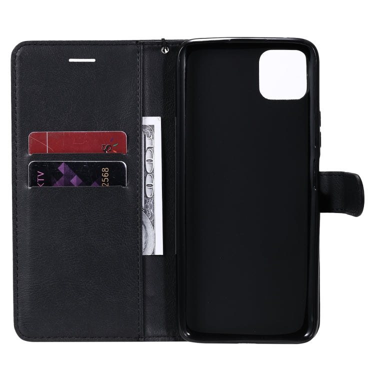 For Huawei Enjoy 20 5G Solid Color Horizontal Flip Protective Leather Case with Holder & Card Slots & Wallet & Photo Frame & Lanyard