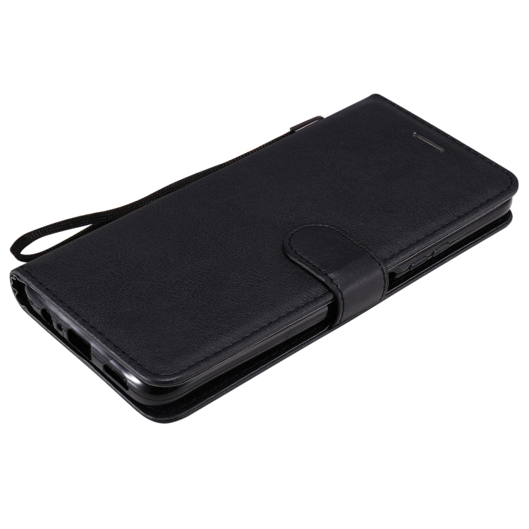 For Huawei Enjoy 20 5G Solid Color Horizontal Flip Protective Leather Case with Holder & Card Slots & Wallet & Photo Frame & Lanyard