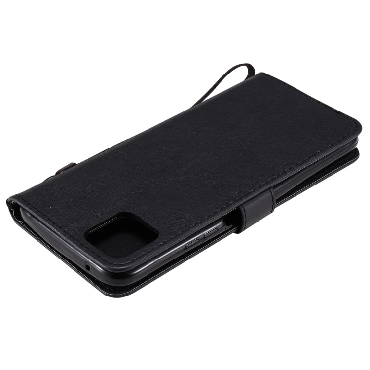 For Huawei Enjoy 20 5G Solid Color Horizontal Flip Protective Leather Case with Holder & Card Slots & Wallet & Photo Frame & Lanyard