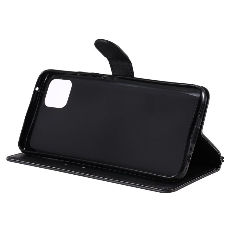 For Huawei Enjoy 20 5G Solid Color Horizontal Flip Protective Leather Case with Holder & Card Slots & Wallet & Photo Frame & Lanyard