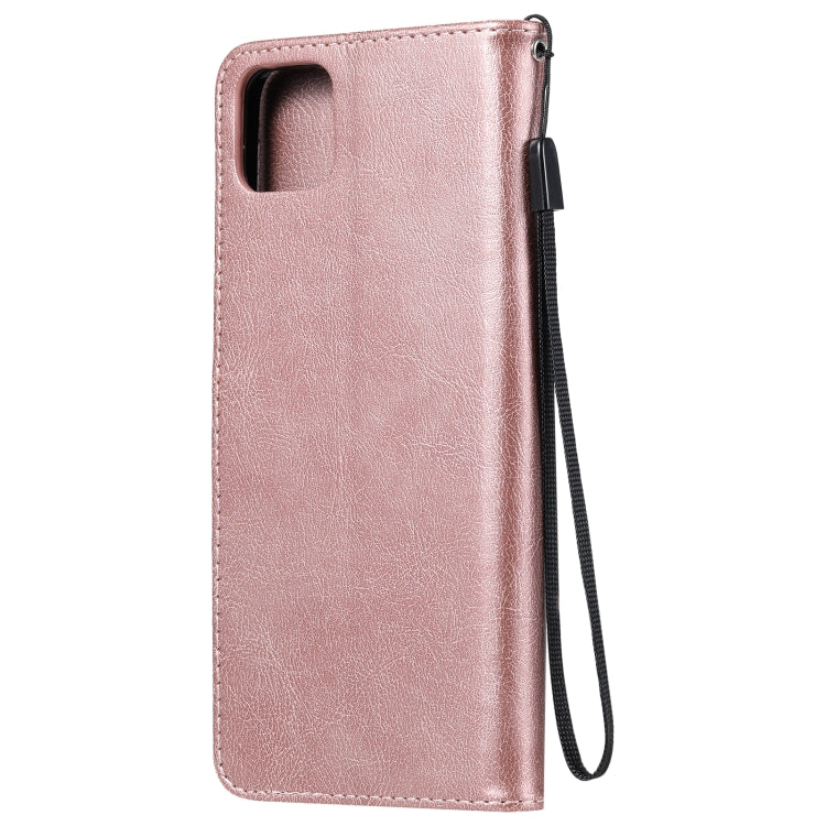 For Huawei Enjoy 20 5G Solid Color Horizontal Flip Protective Leather Case with Holder & Card Slots & Wallet & Photo Frame & Lanyard
