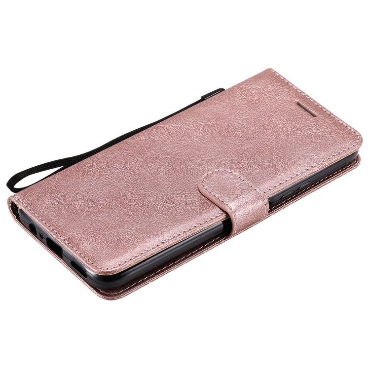 For Huawei Enjoy 20 5G Solid Color Horizontal Flip Protective Leather Case with Holder & Card Slots & Wallet & Photo Frame & Lanyard