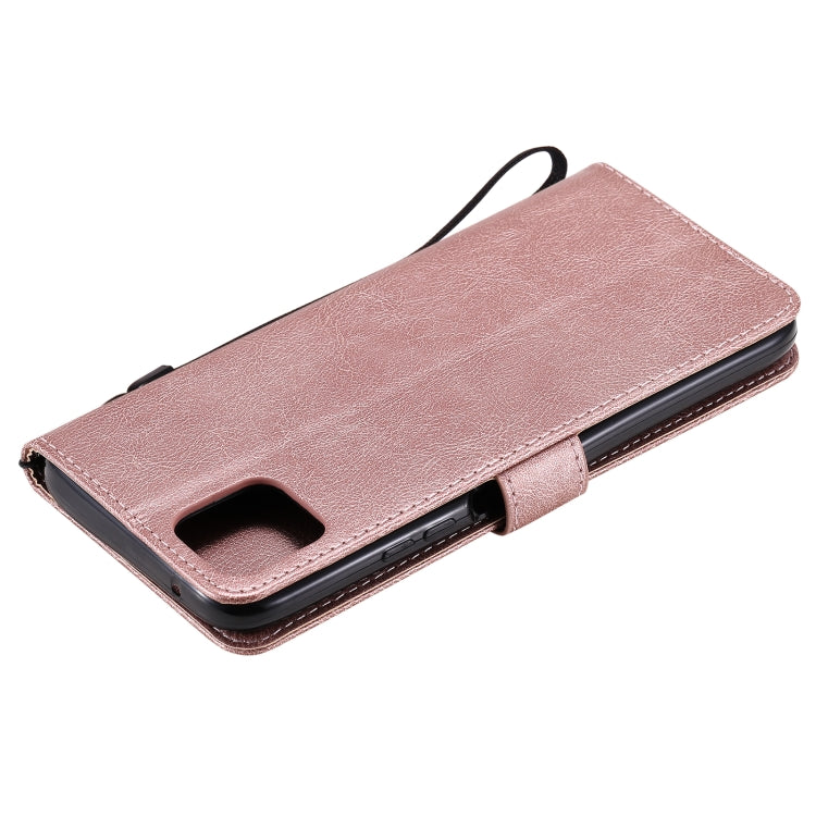 For Huawei Enjoy 20 5G Solid Color Horizontal Flip Protective Leather Case with Holder & Card Slots & Wallet & Photo Frame & Lanyard