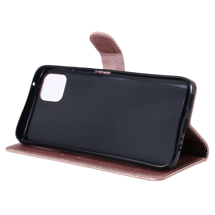 For Huawei Enjoy 20 5G Solid Color Horizontal Flip Protective Leather Case with Holder & Card Slots & Wallet & Photo Frame & Lanyard