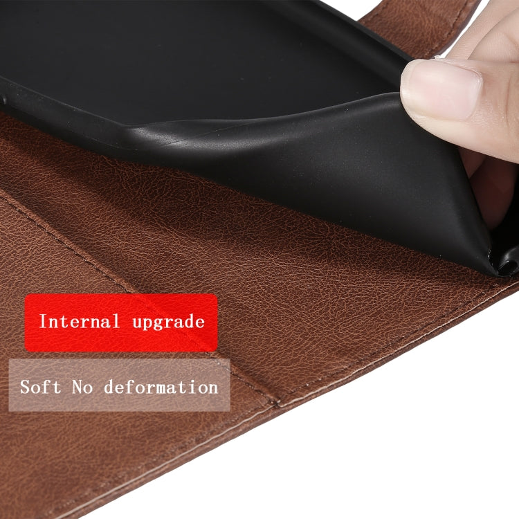 For Huawei Enjoy 20 5G Solid Color Horizontal Flip Protective Leather Case with Holder & Card Slots & Wallet & Photo Frame & Lanyard