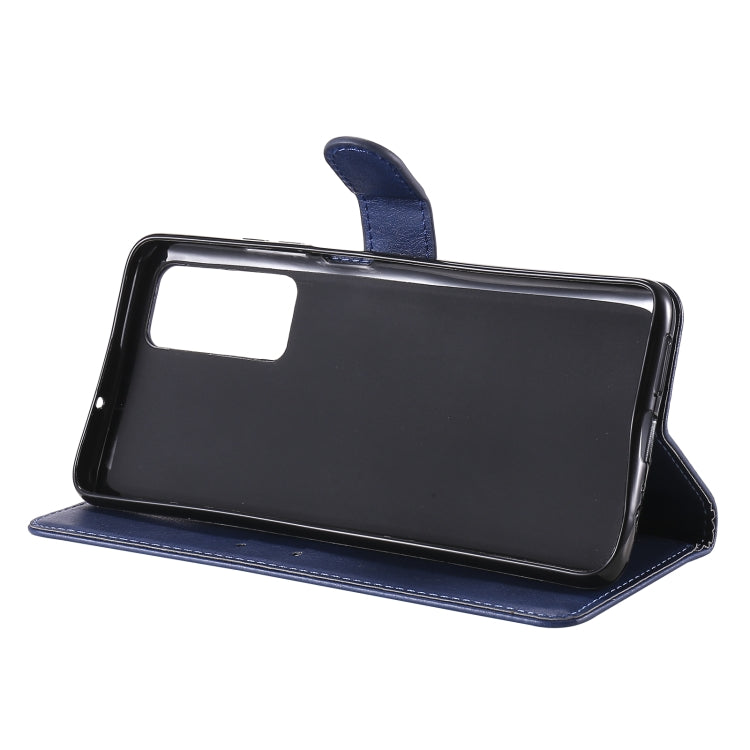 For Huawei Honor Play4 Solid Color Horizontal Flip Protective Leather Case with Holder & Card Slots & Wallet & Photo Frame & Lanyard