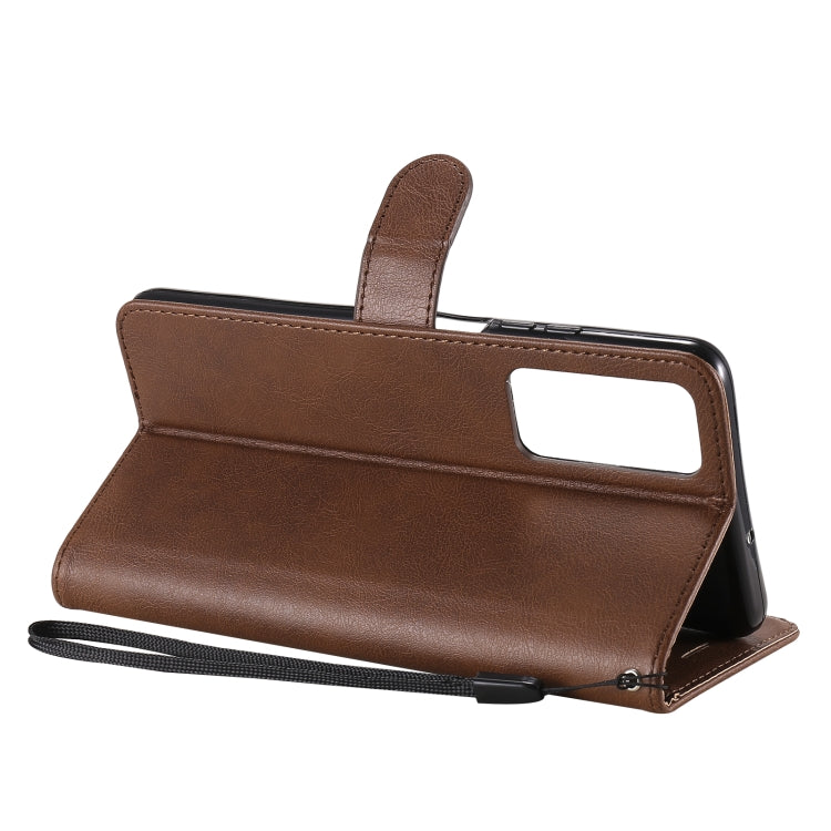 For Huawei Honor Play4 Solid Color Horizontal Flip Protective Leather Case with Holder & Card Slots & Wallet & Photo Frame & Lanyard