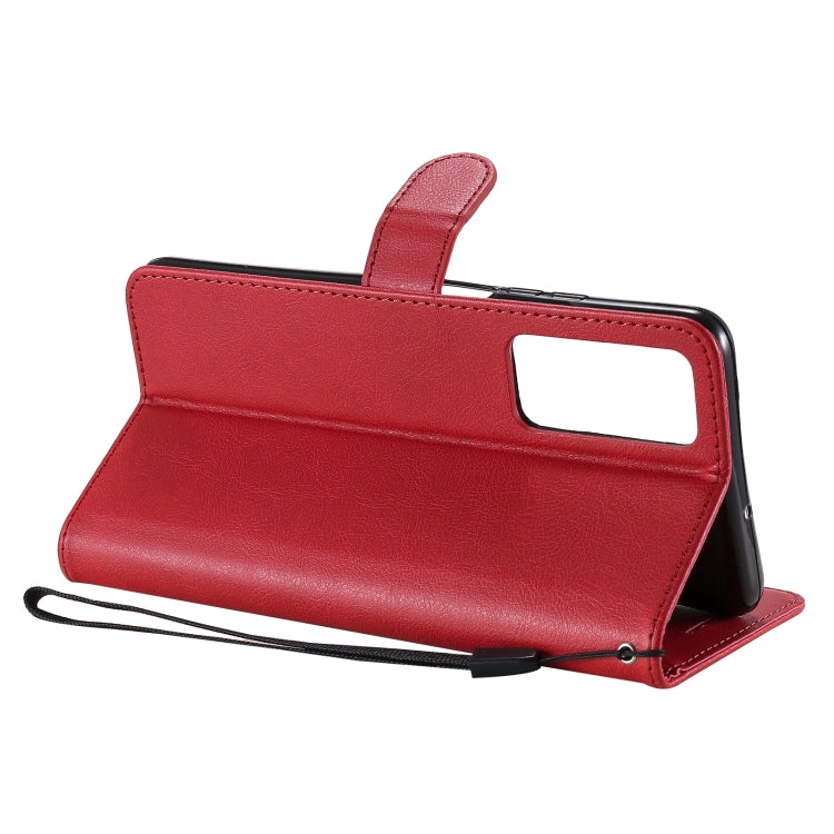 For Huawei Honor Play4 Solid Color Horizontal Flip Protective Leather Case with Holder & Card Slots & Wallet & Photo Frame & Lanyard