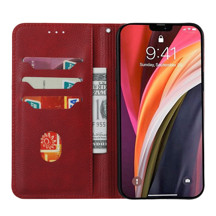 For Xiaomi Poco X3 NFC Magnetic Horizontal Flip Leather Case with Holder & Card Slots & Wallet