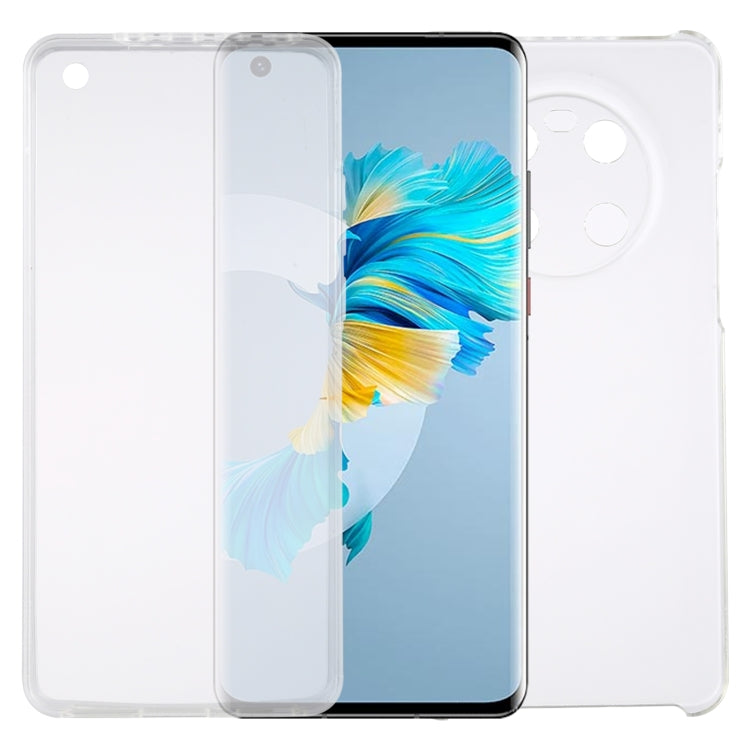 For Huawei Mate 40 PC+TPU Ultra-Thin Double-Sided All-Inclusive Transparent Case