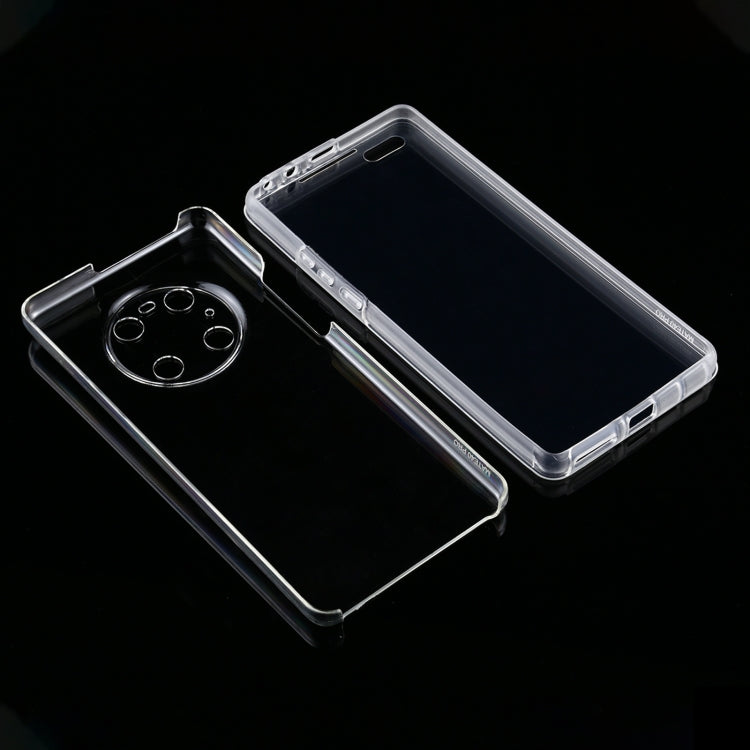 For Huawei Mate 40 Pro PC+TPU Ultra-Thin Double-Sided All-Inclusive Transparent Case