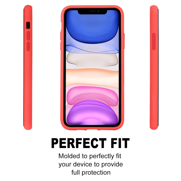 For iPhone 11 MERCURY GOOSPERY PEACH GARDEN Mobile Phone Protection Cover