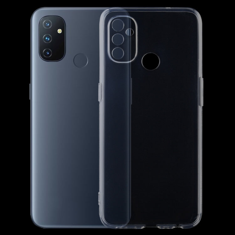 For Oneplus Nord 100 0.75mm Ultra-thin Transparent TPU Soft Protective Case