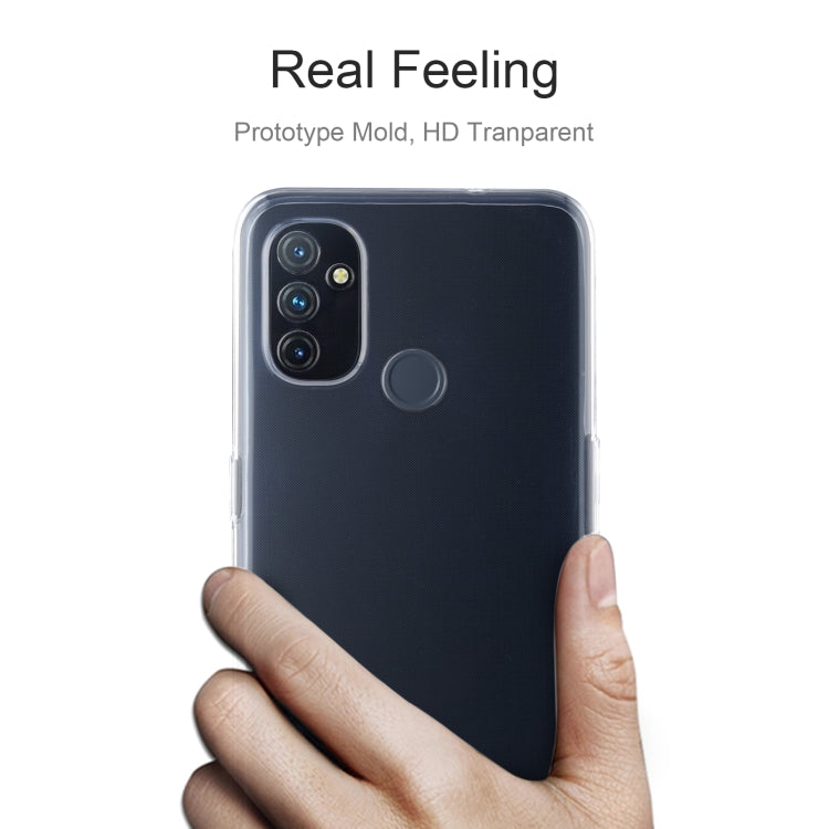 For Oneplus Nord 100 0.75mm Ultra-thin Transparent TPU Soft Protective Case