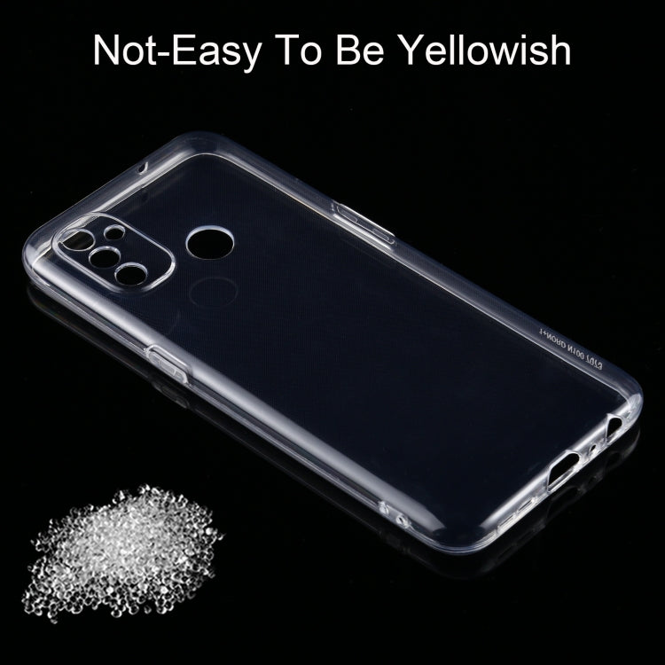 For Oneplus Nord 100 0.75mm Ultra-thin Transparent TPU Soft Protective Case
