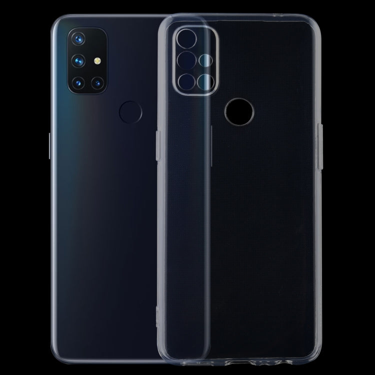 For OnePlus Nord 10 5G 0.75mm Ultra-thin Transparent TPU Soft Protective Case