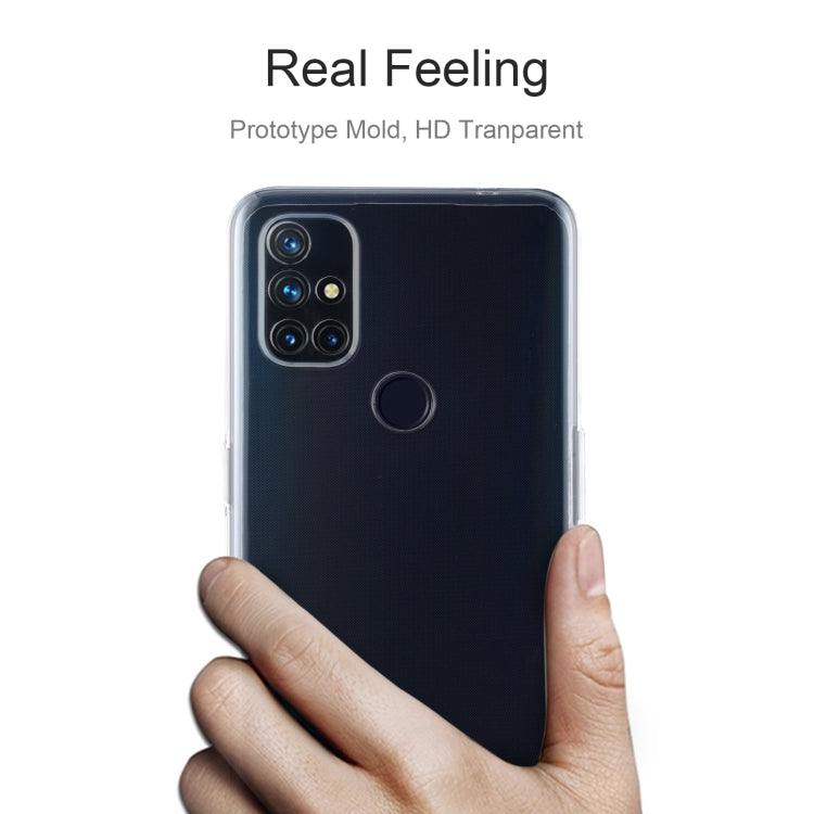 For OnePlus Nord 10 5G 0.75mm Ultra-thin Transparent TPU Soft Protective Case