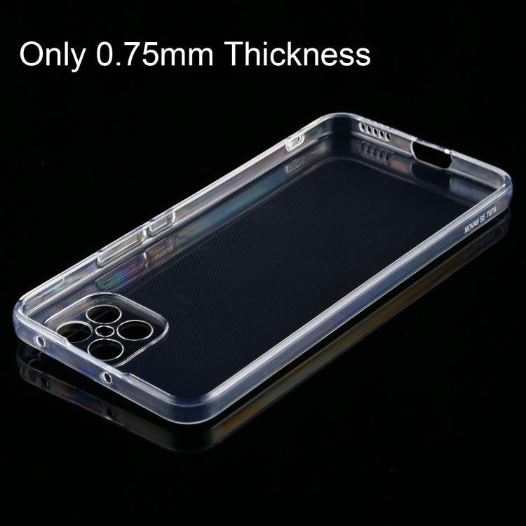 For Huawei Nove 8 SE 0.75mm Ultra-thin Transparent TPU Soft Protective Case