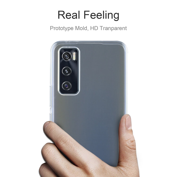 For vivo Y70 0.75mm Ultra-thin Transparent TPU Soft Protective Case