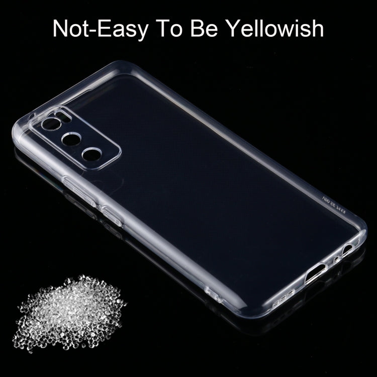 For vivo Y70 0.75mm Ultra-thin Transparent TPU Soft Protective Case