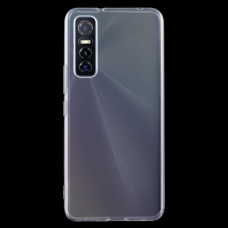 For vivo Y73s 0.75mm Ultra-thin Transparent TPU Soft Protective Case