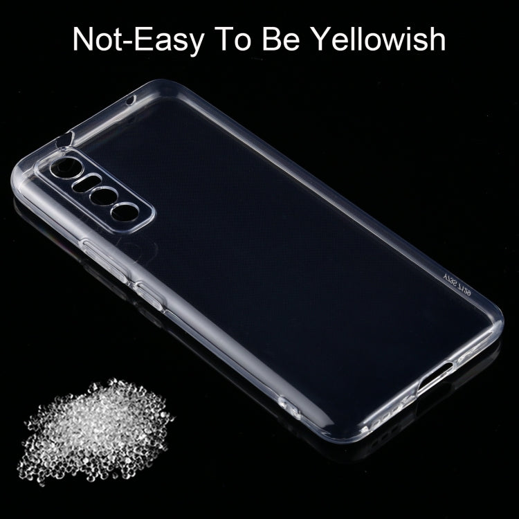 For vivo Y73s 0.75mm Ultra-thin Transparent TPU Soft Protective Case