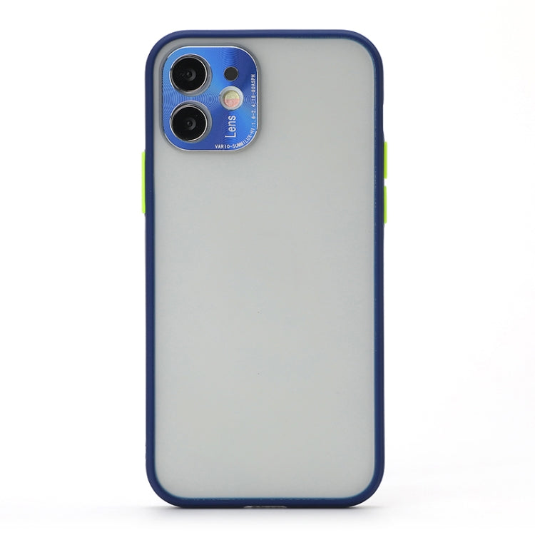 For iPhone 12 mini Full Coverage TPU + PC Protective Case with Metal Lens Cover