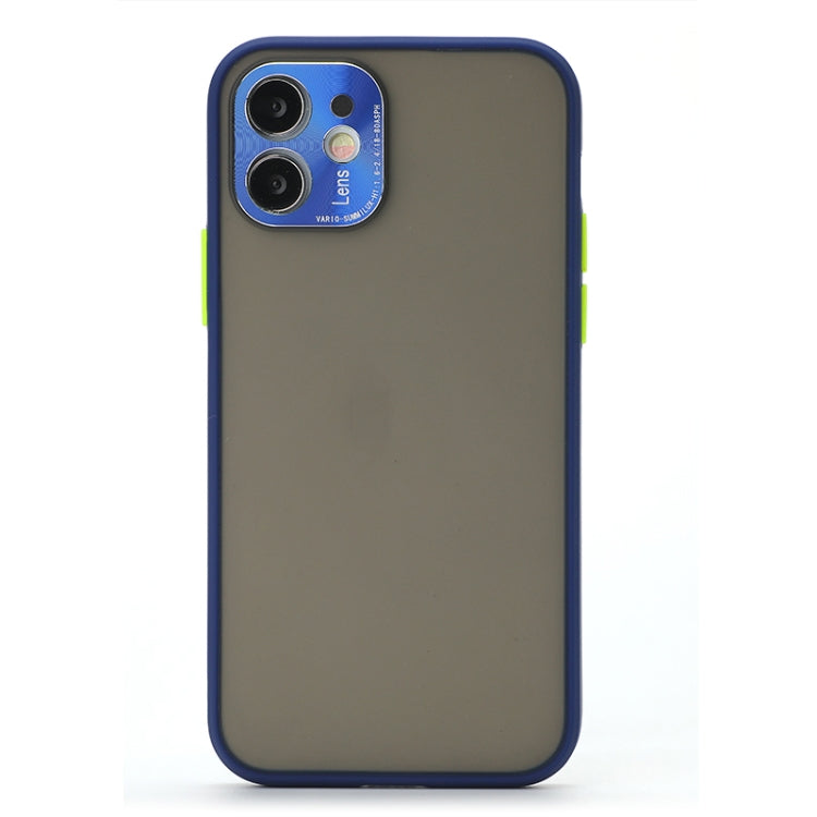 For iPhone 12 mini Full Coverage TPU + PC Protective Case with Metal Lens Cover