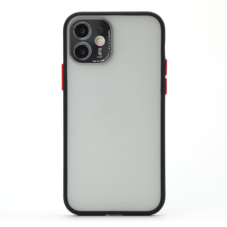 For iPhone 12 mini Full Coverage TPU + PC Protective Case with Metal Lens Cover