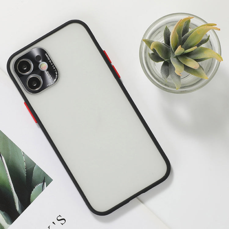 For iPhone 12 mini Full Coverage TPU + PC Protective Case with Metal Lens Cover