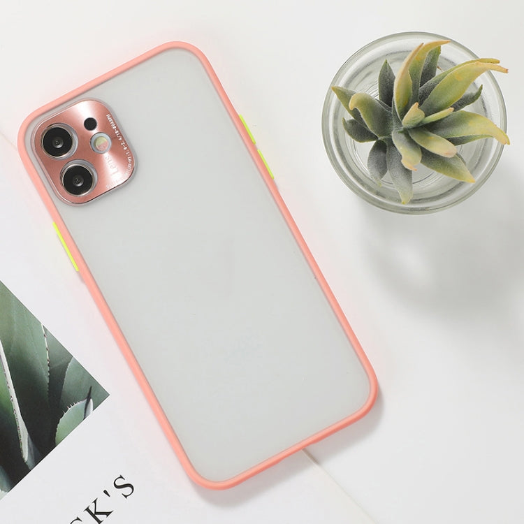 For iPhone 12 mini Full Coverage TPU + PC Protective Case with Metal Lens Cover