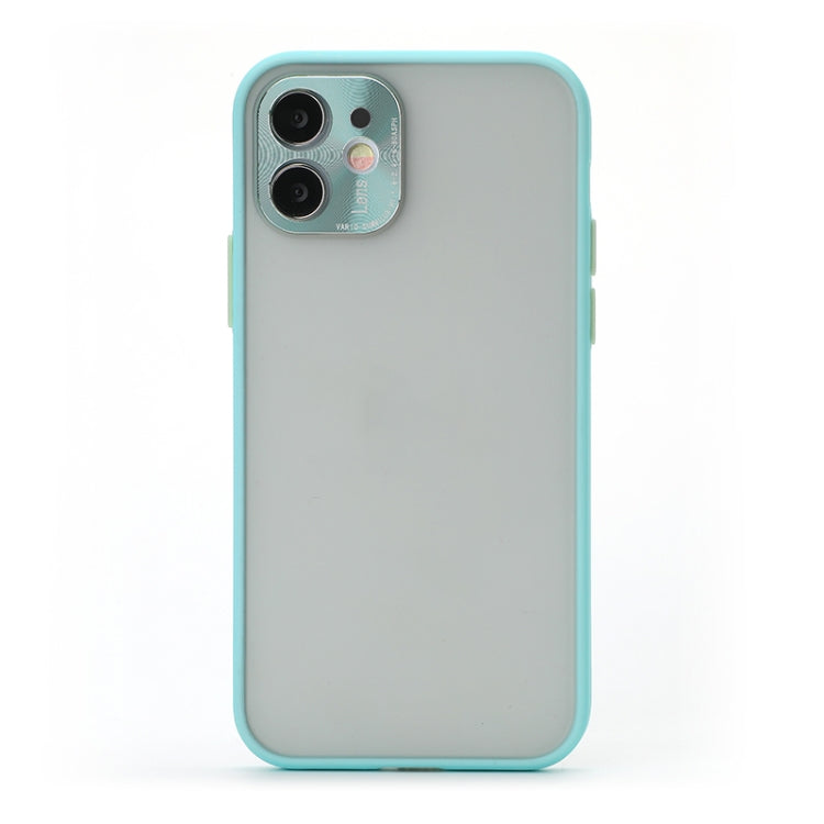 For iPhone 12 mini Full Coverage TPU + PC Protective Case with Metal Lens Cover