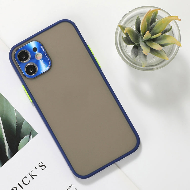 For iPhone 12 Full Coverage TPU + PC Protective Case with Metal Lens Cover