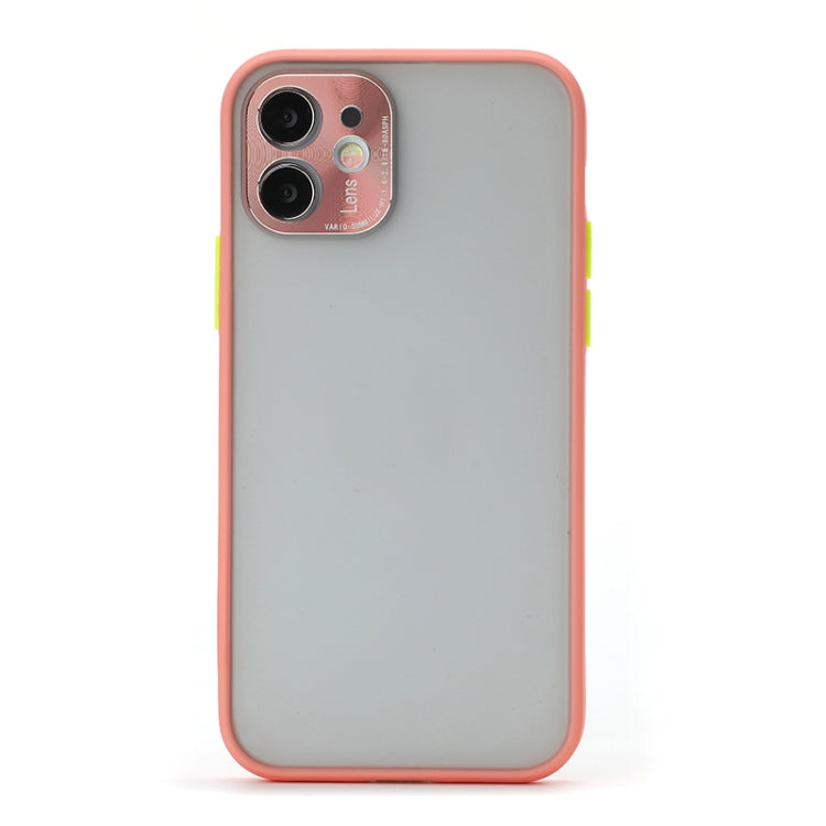 For iPhone 12 Full Coverage TPU + PC Protective Case with Metal Lens Cover