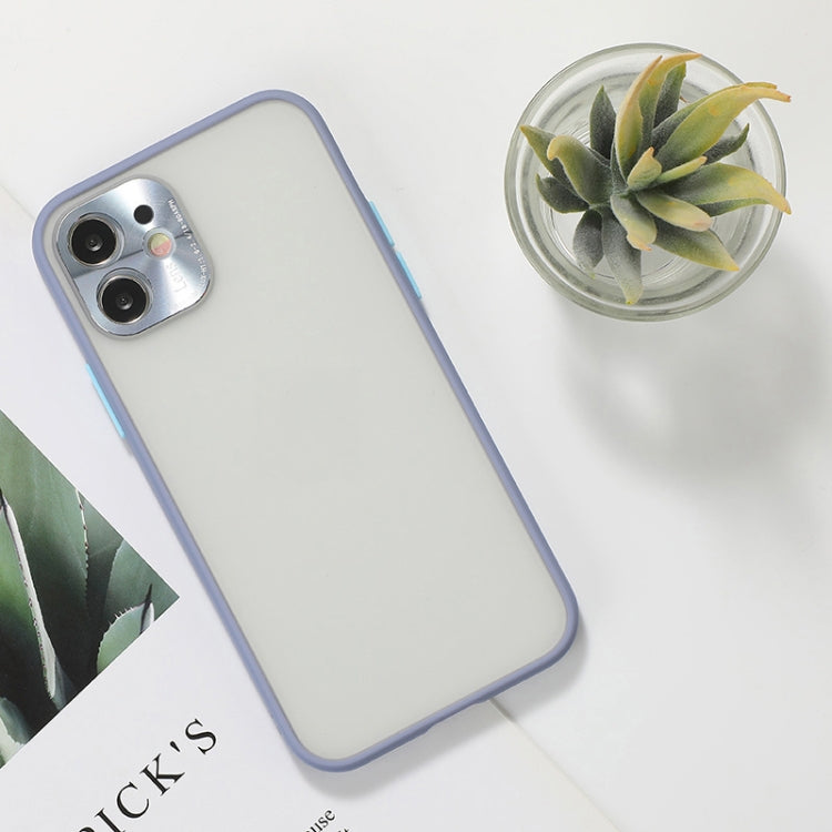 For iPhone 12 Full Coverage TPU + PC Protective Case with Metal Lens Cover